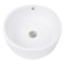 Nantucket Sinks Round White Vessel Sink With Overflow NSV213 - alternate 2